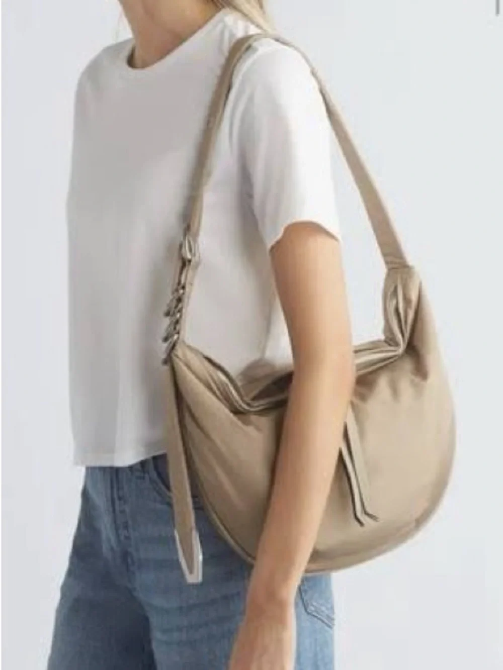 Rag & Bone Beige Spire Mini Hobo Bag
